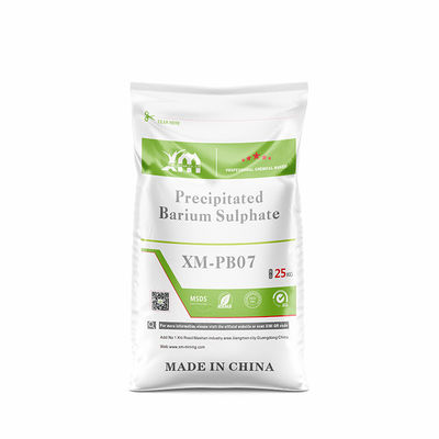 Masterbatch Kaplama için D50 0.7um Çökeltilmiş Baryum Sülfat Tozu