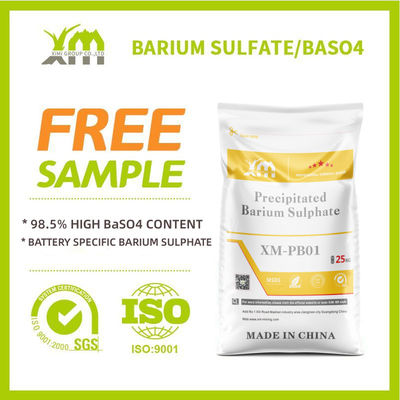 4.4g/cm3 Barium Sülfat BaSO4 Saflığı 98% Min Endüstriyel Kalite